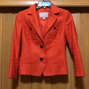 Banana Republic Factory Orange Blazer - Size OP